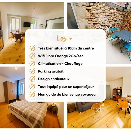 Grand T3, Climatise, Calme, Centre Ville, Parking, 